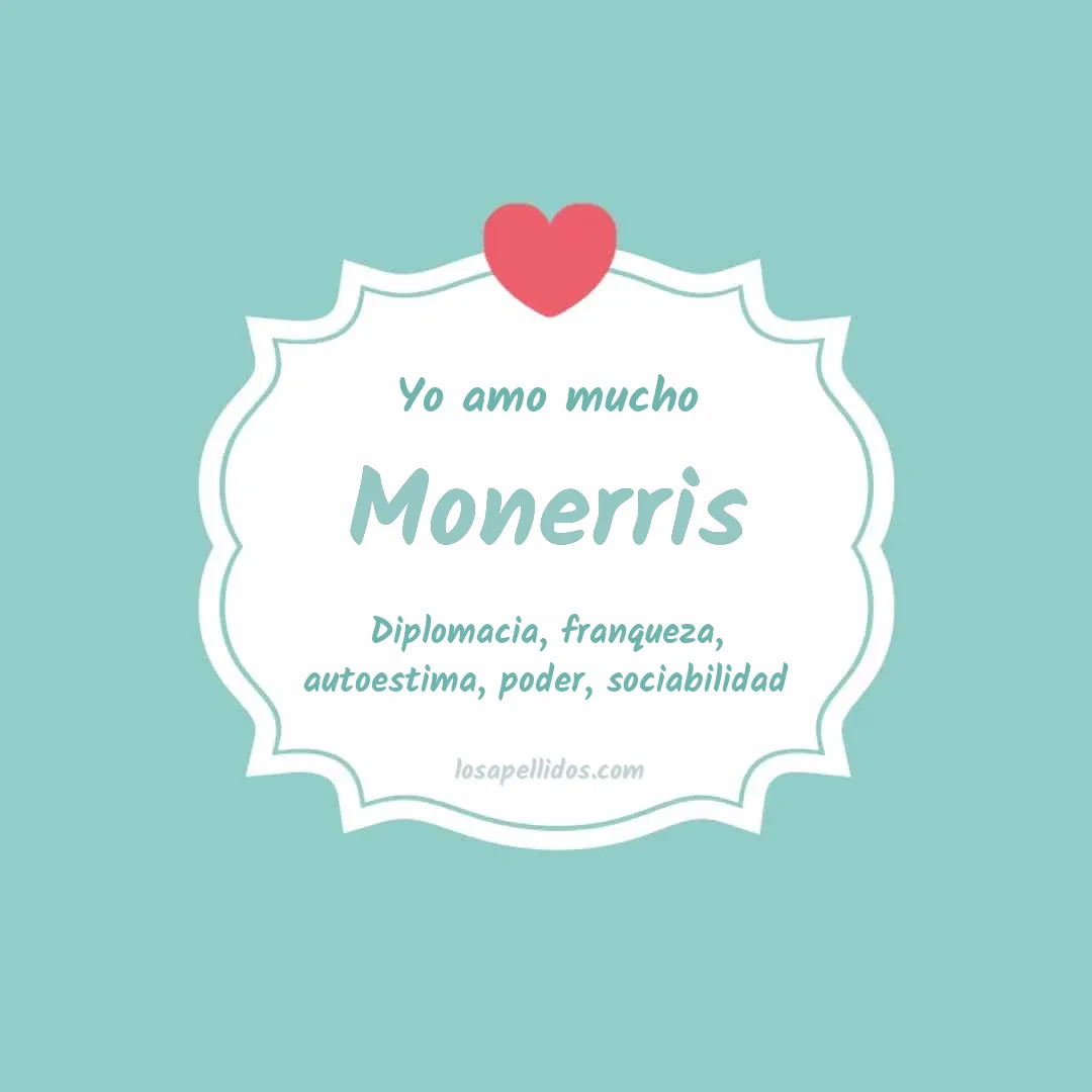 Yo amo mucho Monerris