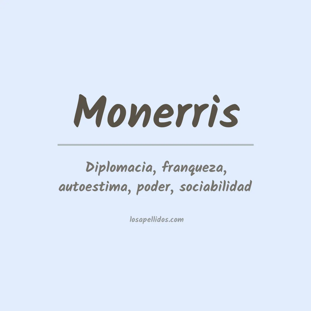 Apellido Monerris