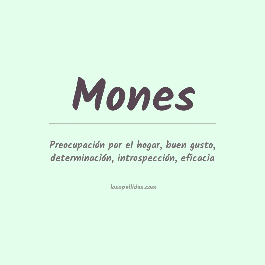 Apellido Mones
