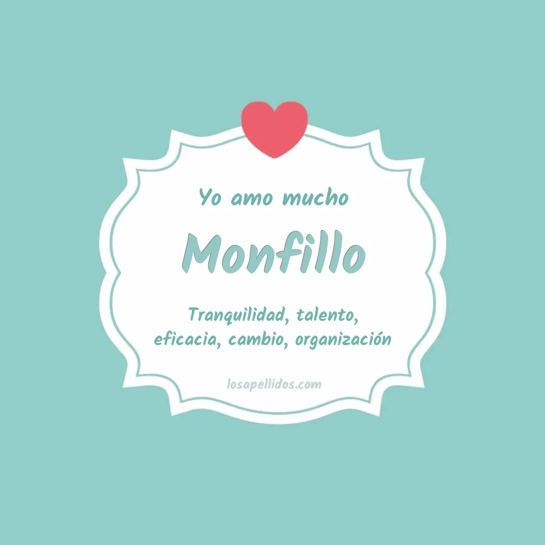 Yo amo mucho Monfillo