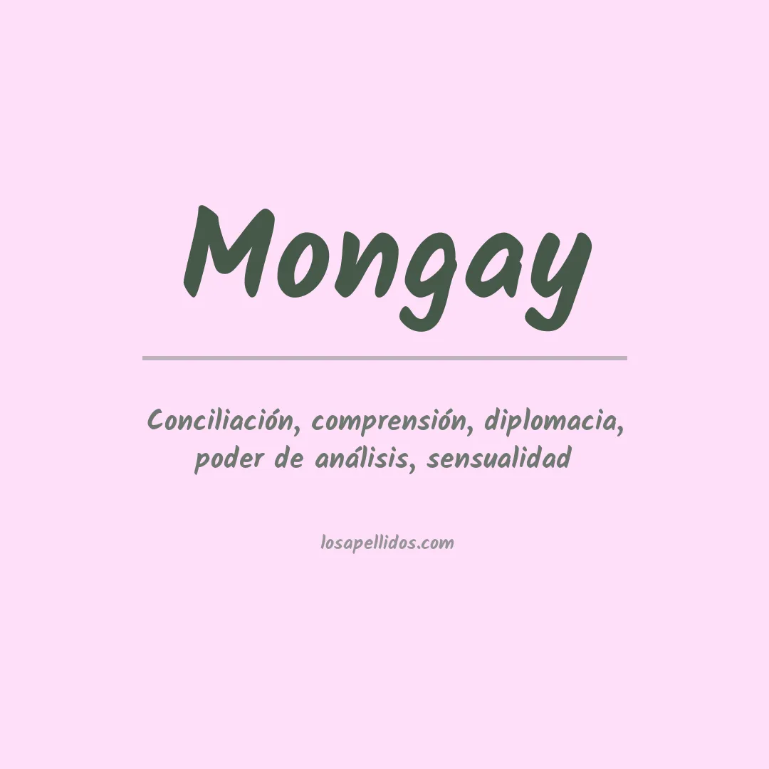 Apellido Mongay