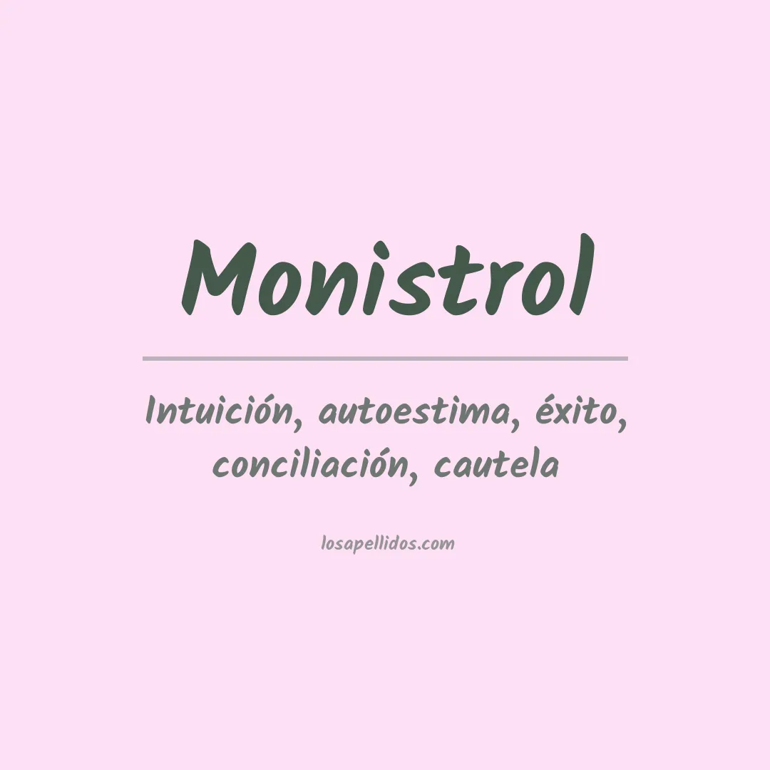 Apellido Monistrol