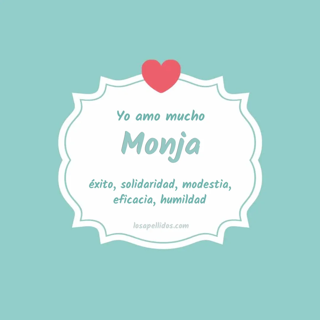 Yo amo mucho Monja