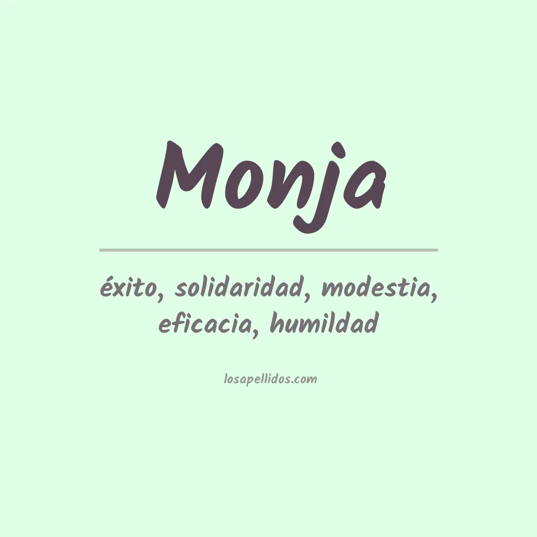 Apellido Monja