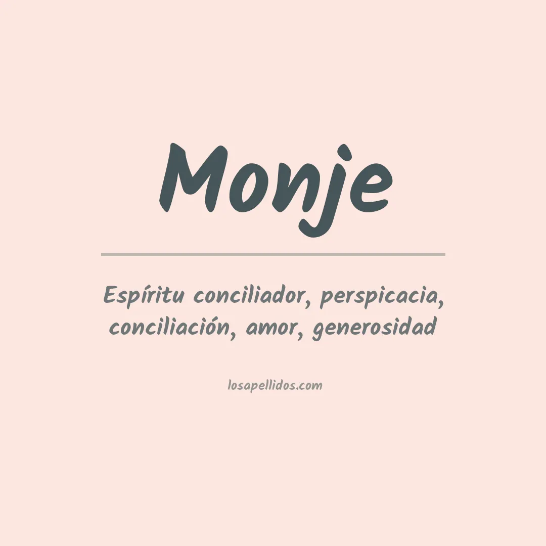 Apellido Monje