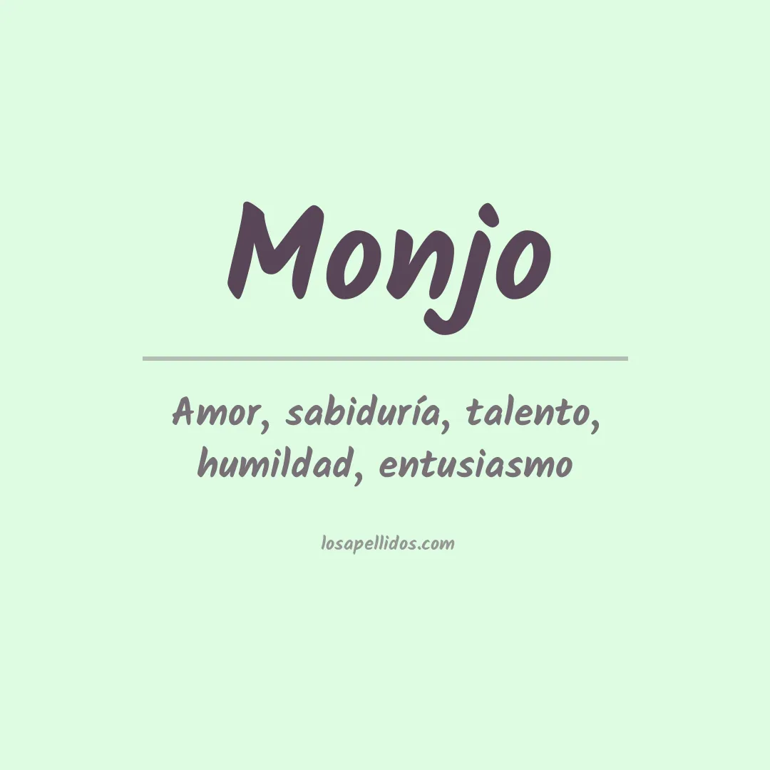 Apellido Monjo