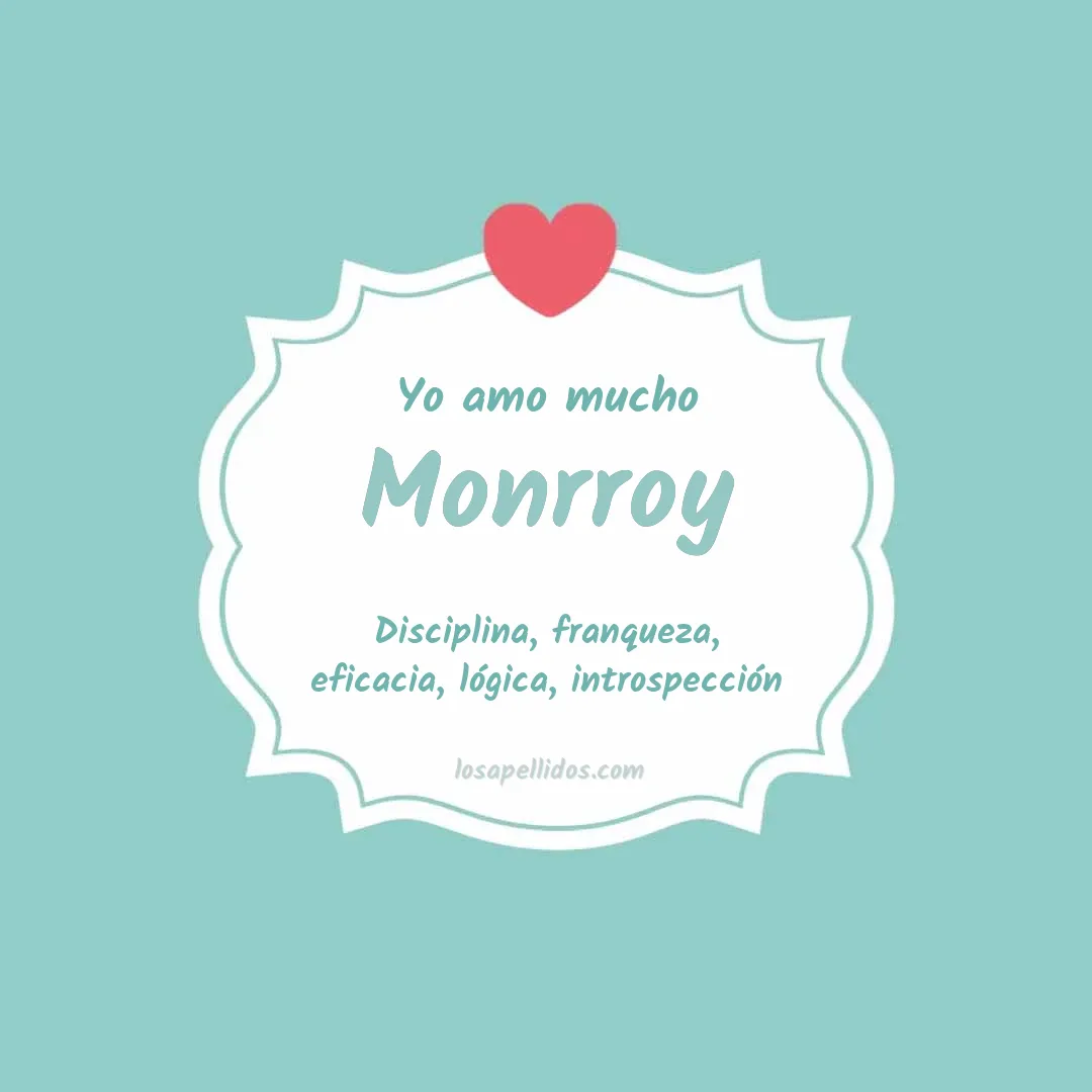 Yo amo mucho Monrroy
