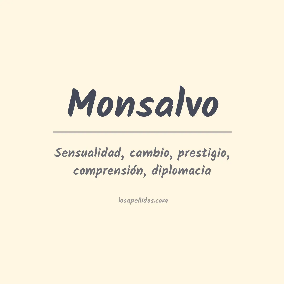 Apellido Monsalvo