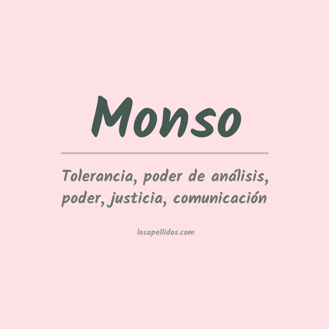 Apellido Monso