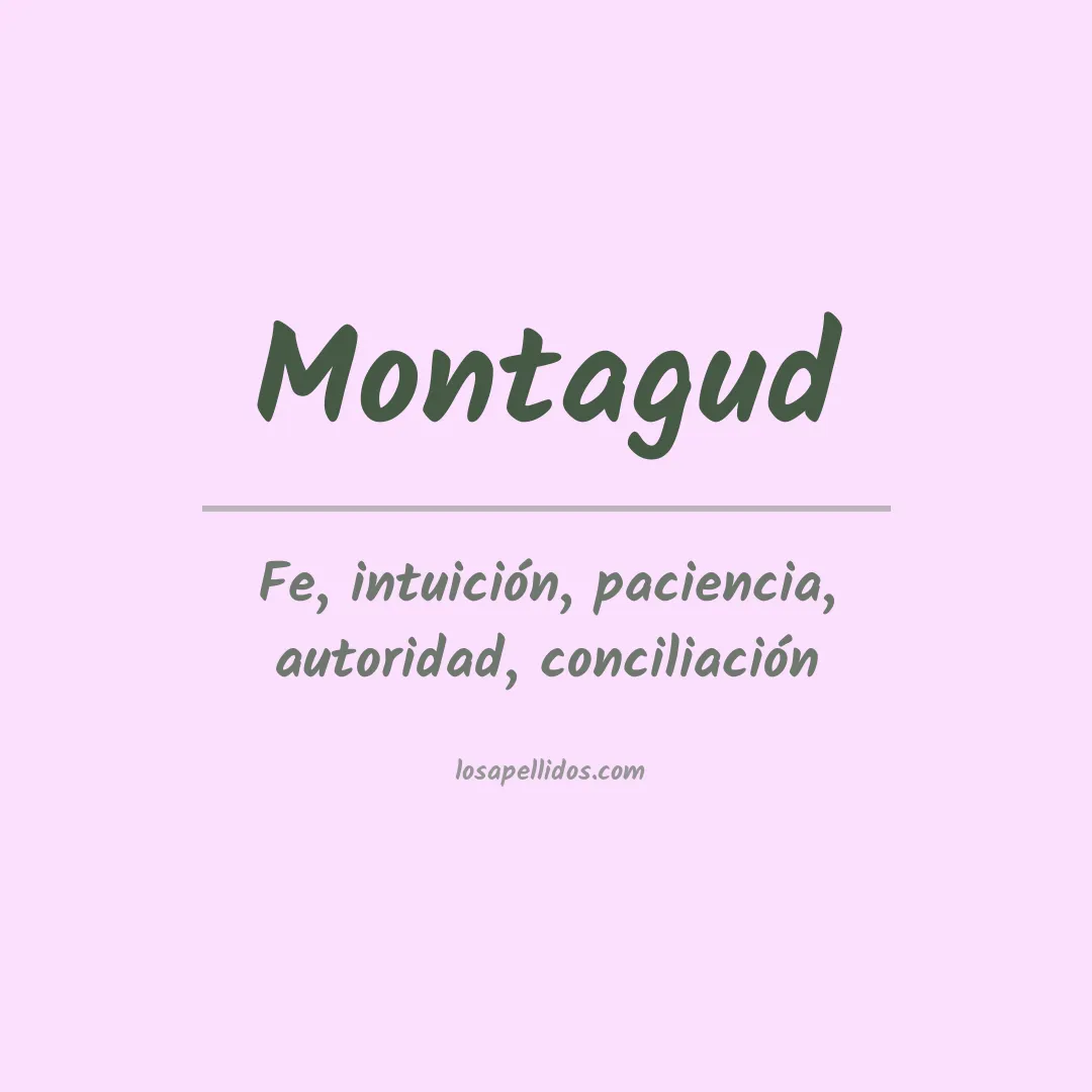 Apellido Montagud