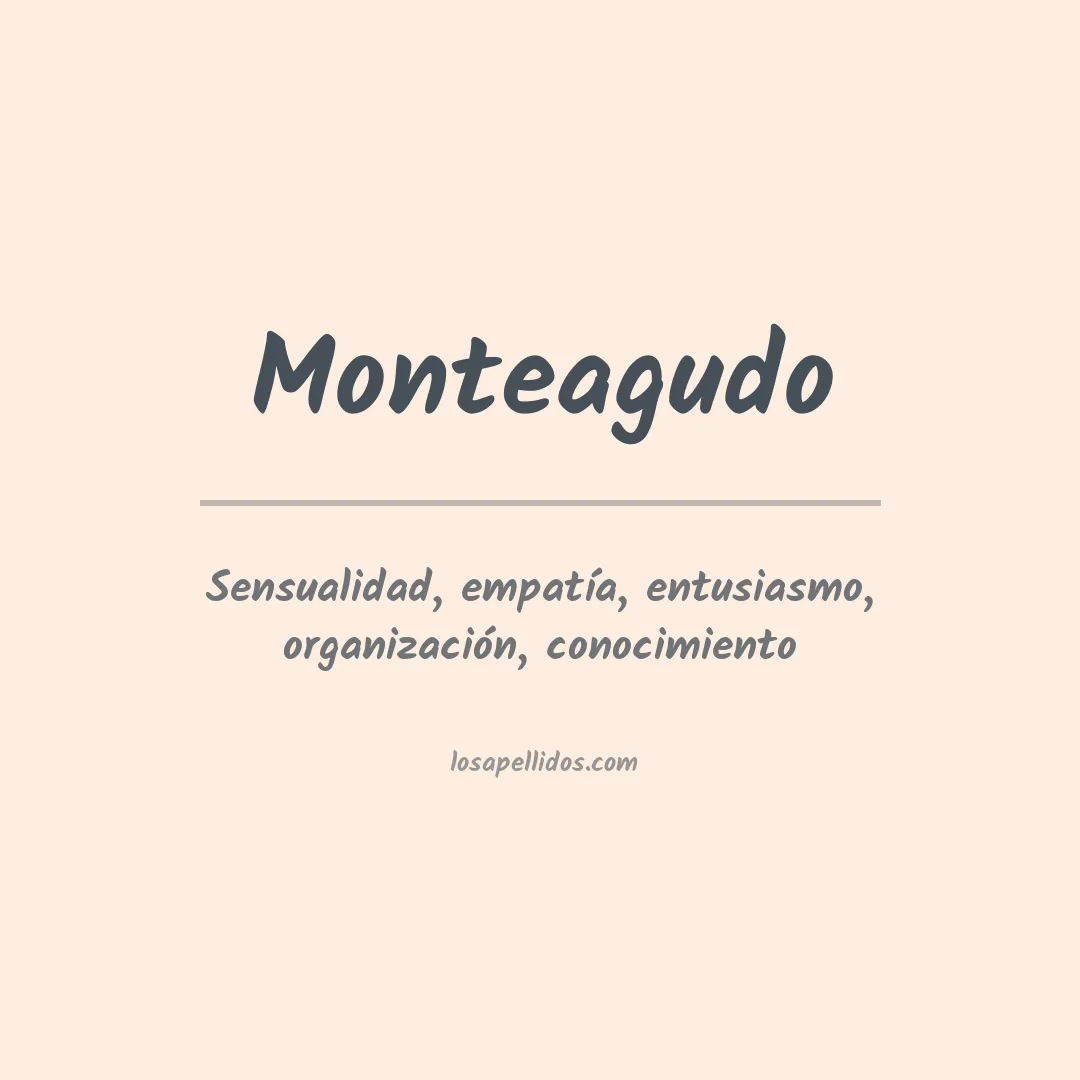 Apellido Monteagudo