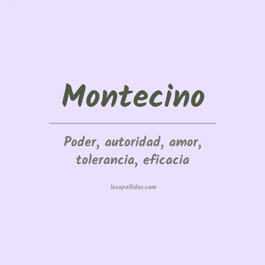 Apellido Montecino