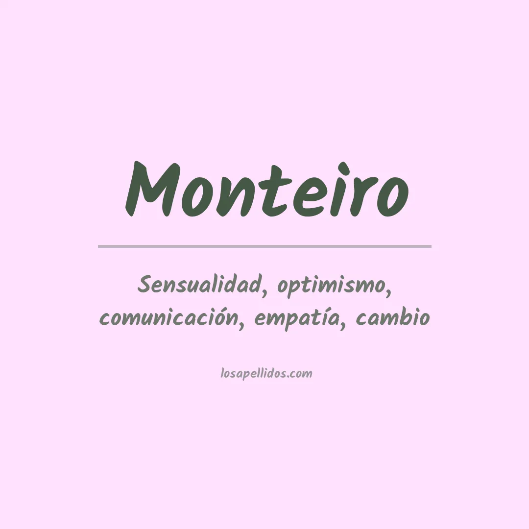 Apellido Monteiro