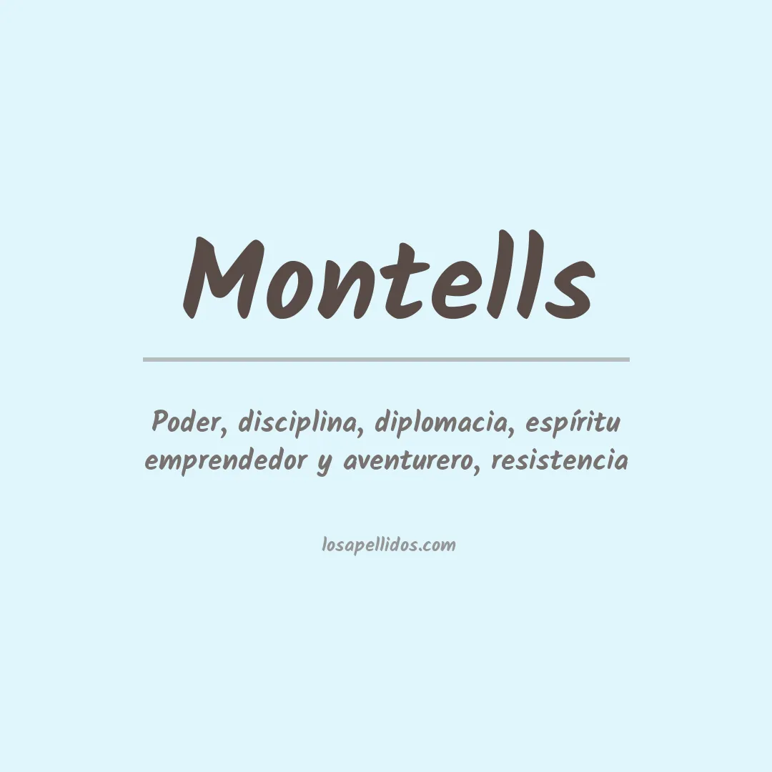 Apellido Montells
