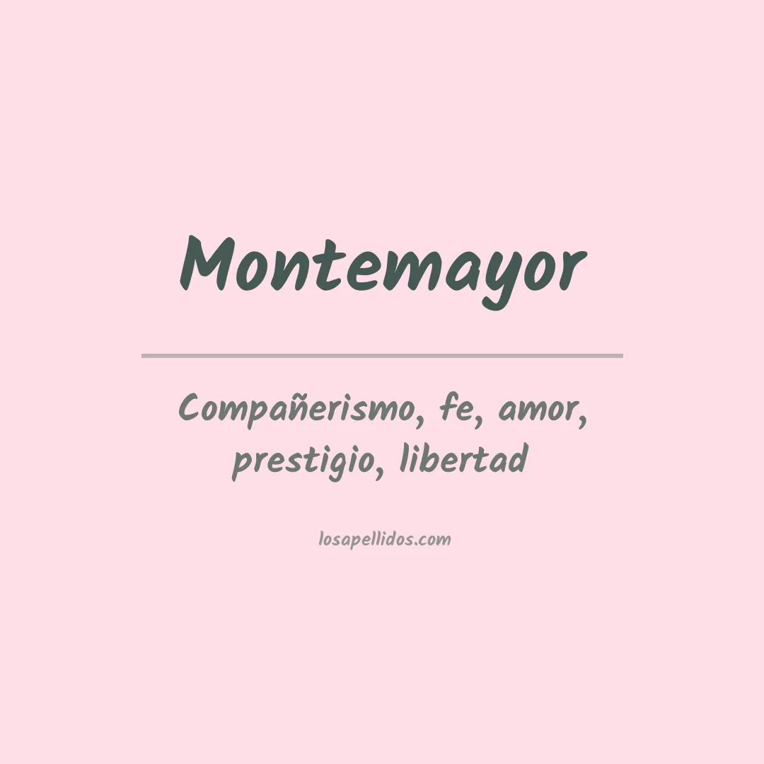 Apellido Montemayor