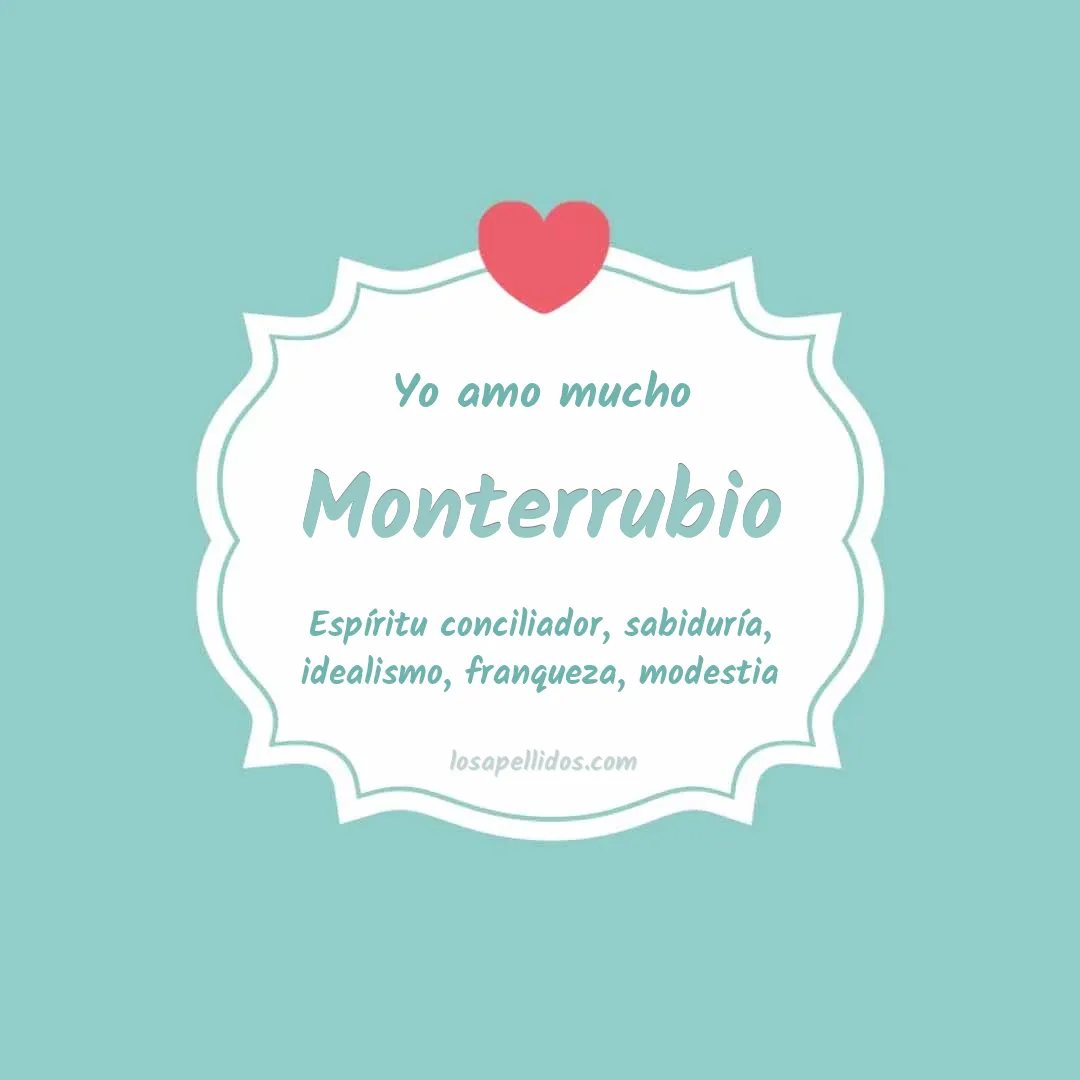 Yo amo mucho Monterrubio