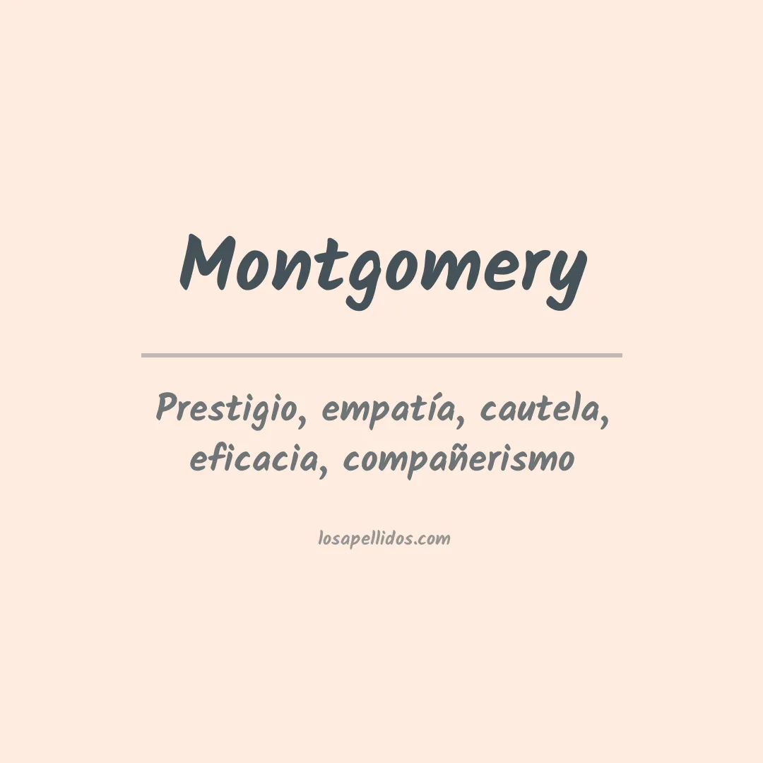 Apellido Montgomery