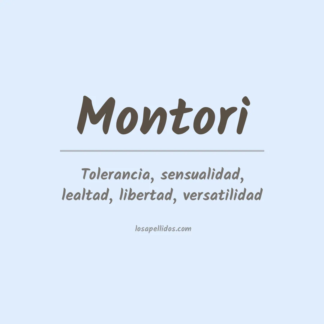 Apellido Montori