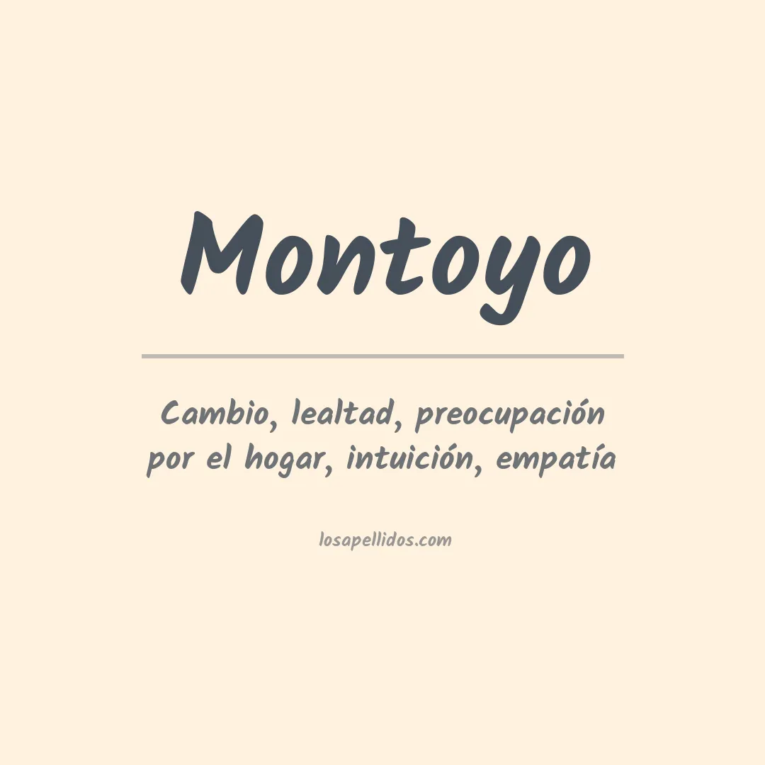 Apellido Montoyo