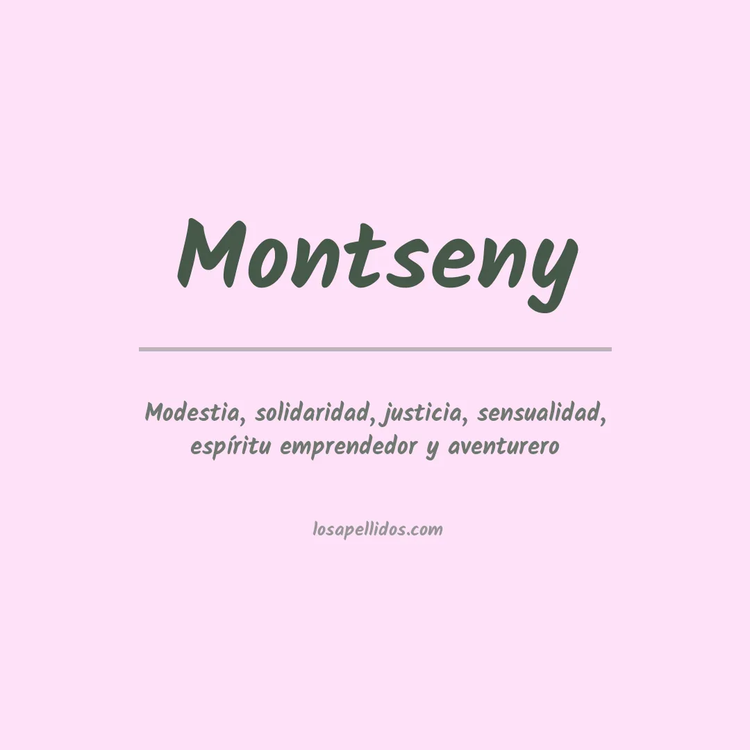 Apellido Montseny
