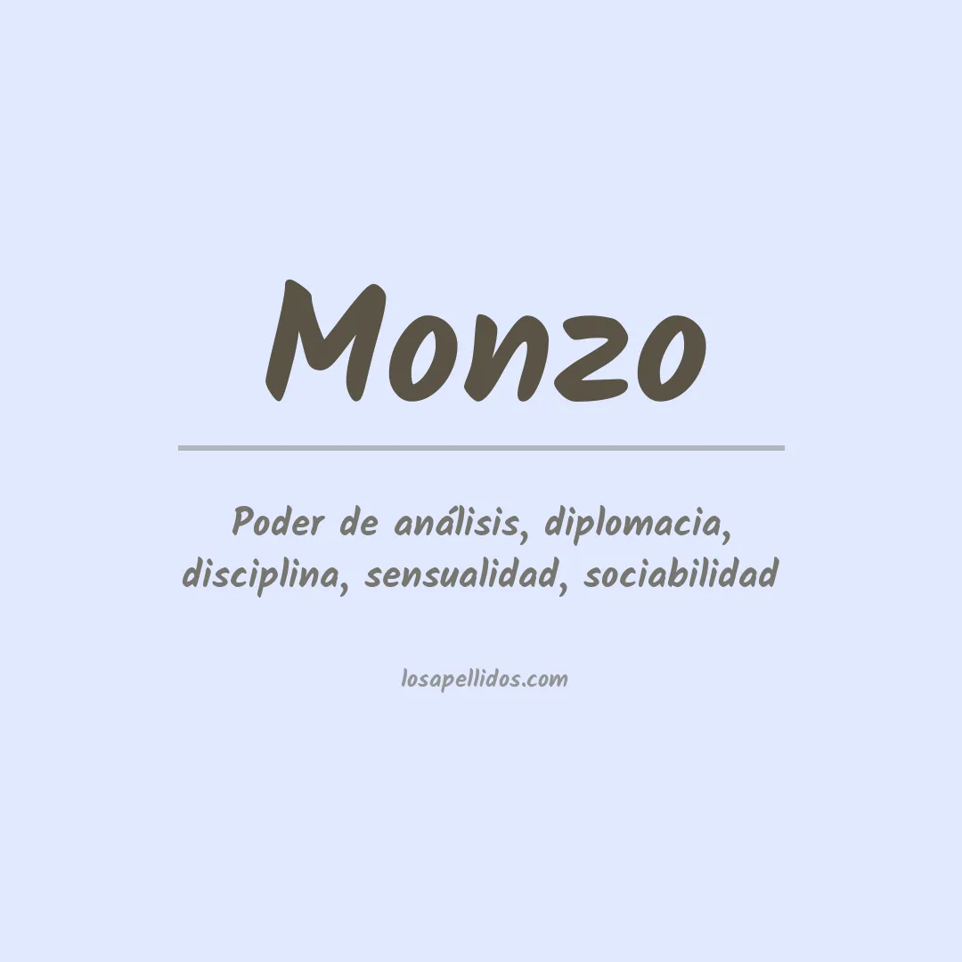 Apellido Monzó