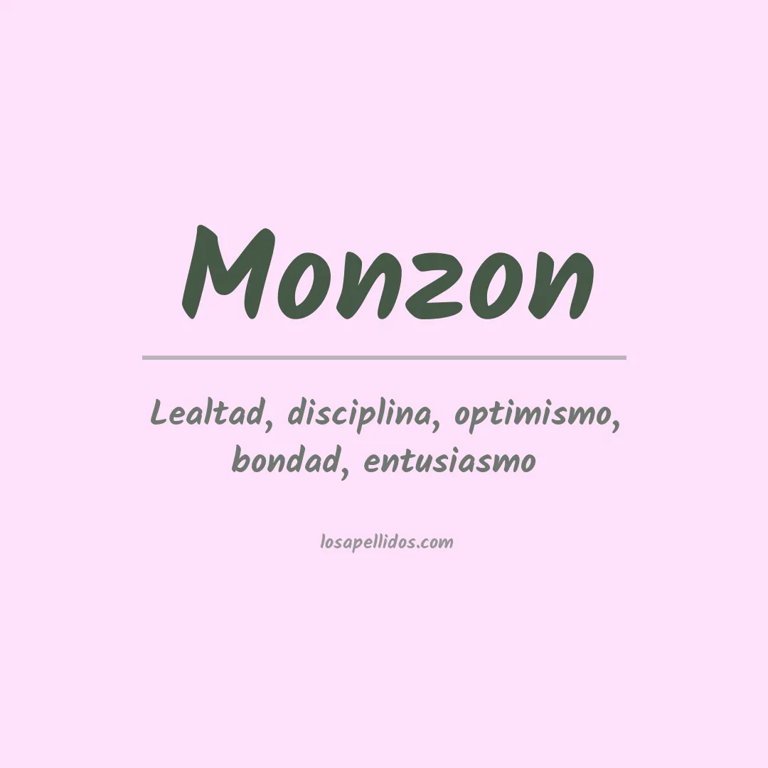 Apellido Monzón