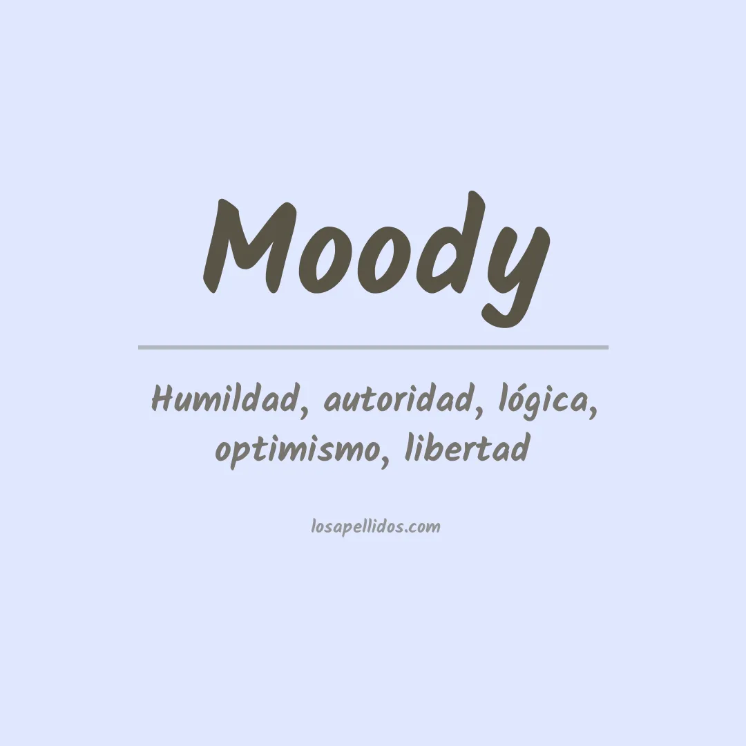 Apellido Moody