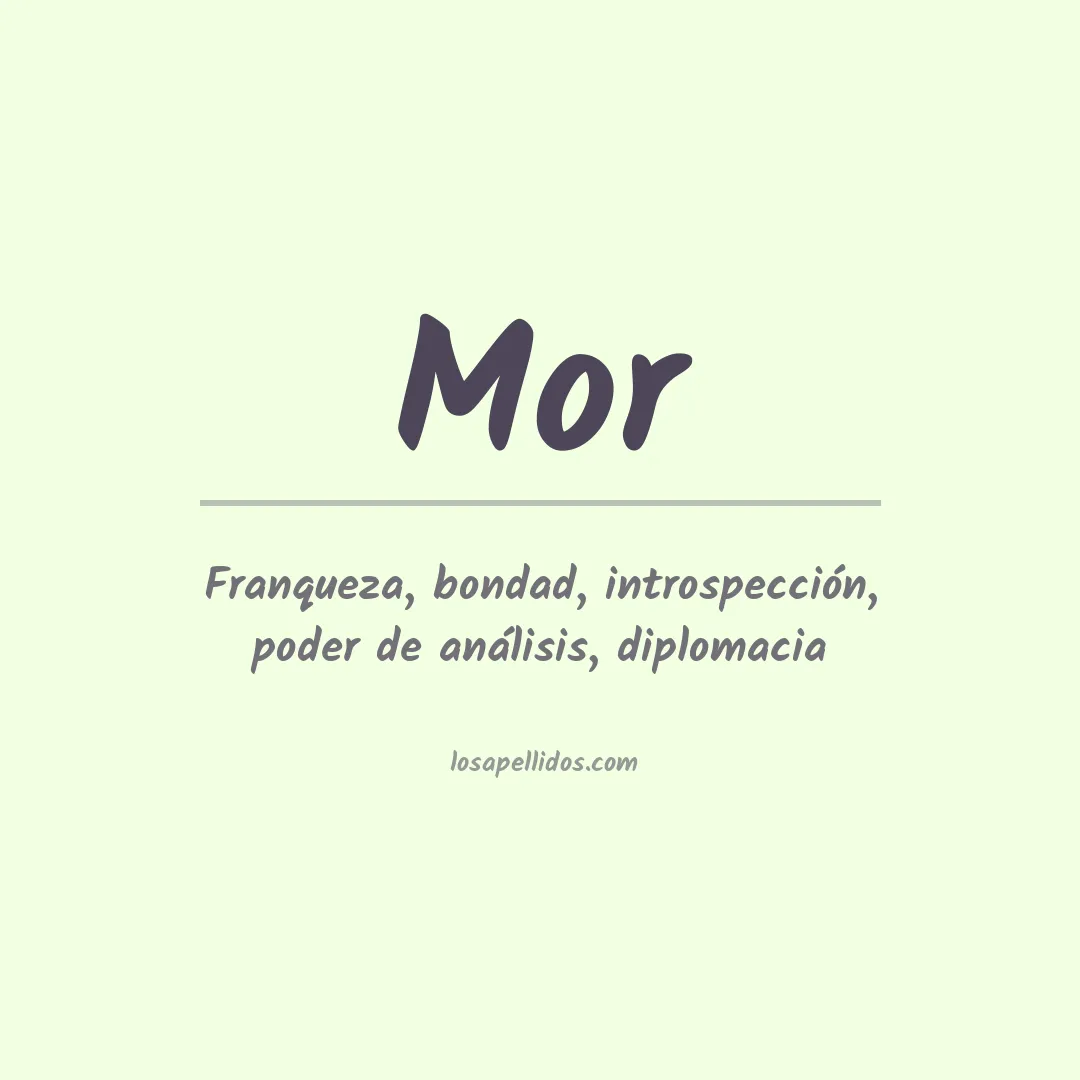 Apellido Mor