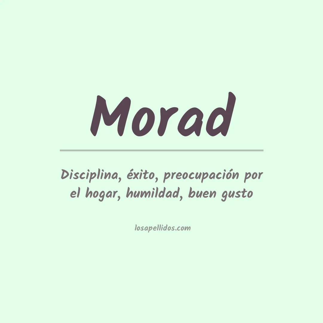Apellido Morad