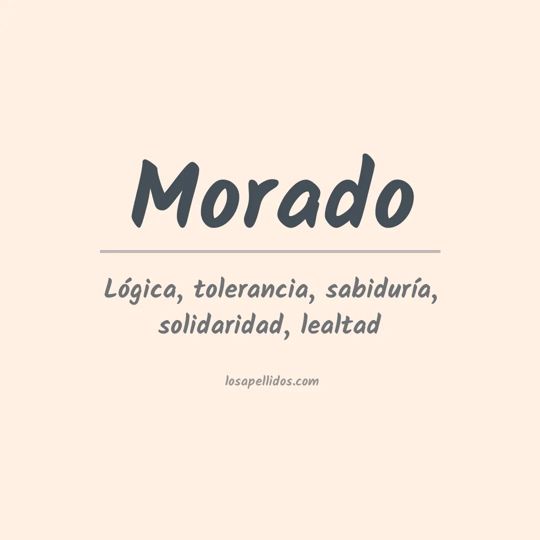 Apellido Morado