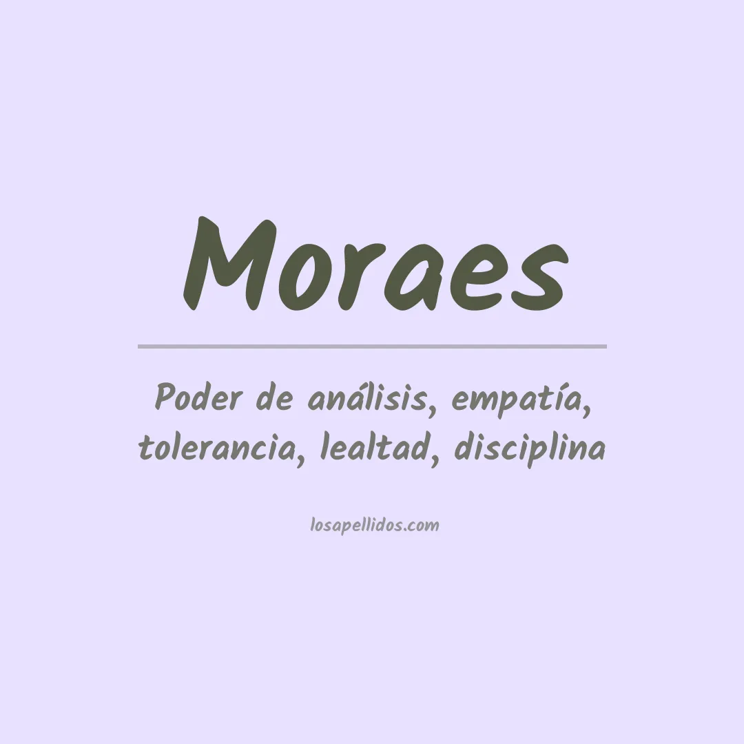 Apellido Moraes