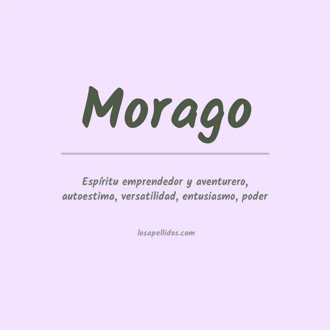 Apellido Morago