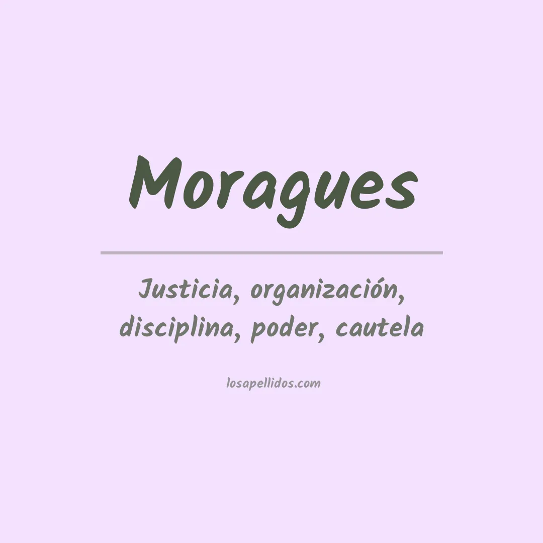 Apellido Moragues