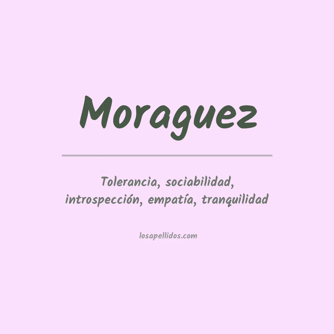Apellido Moraguez