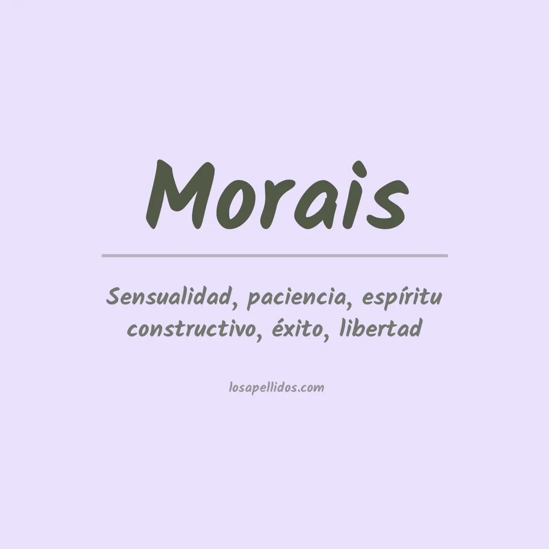 Apellido Morais