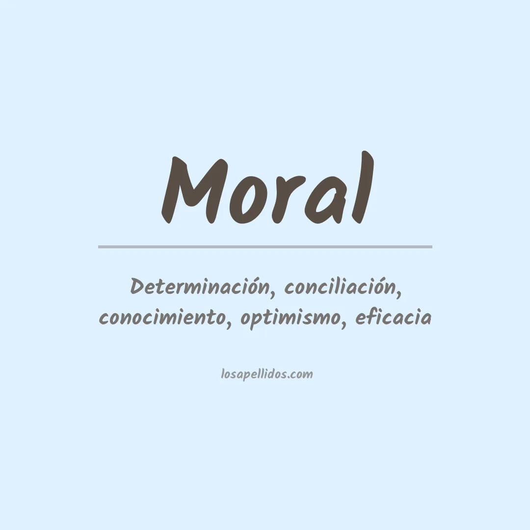 Apellido Moral