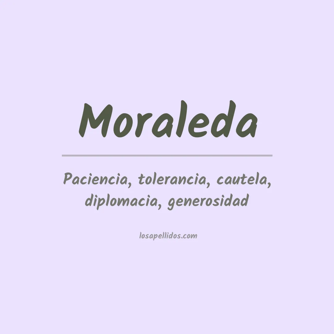 Apellido Moraleda