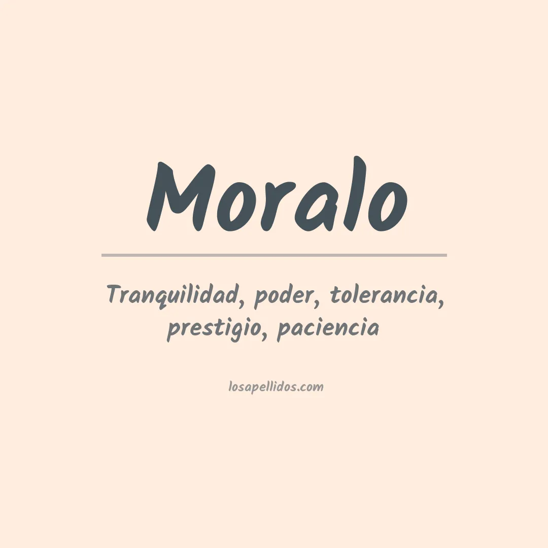 Apellido Moralo