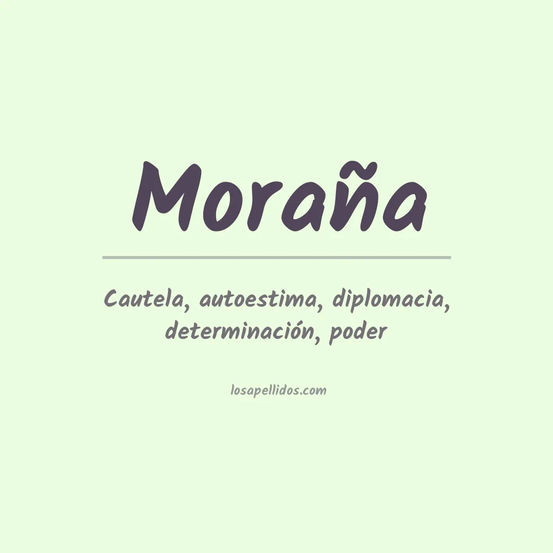 Apellido Moraña