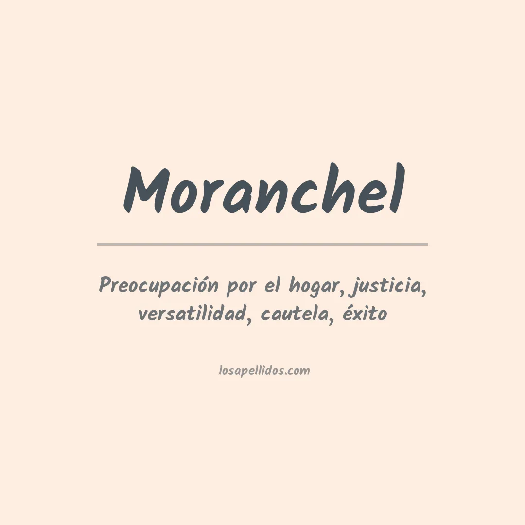 Apellido Moranchel