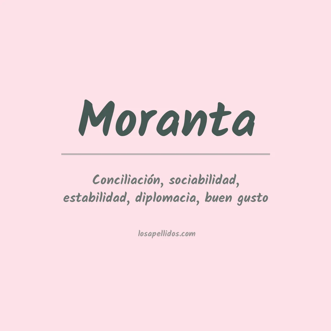 Apellido Moranta