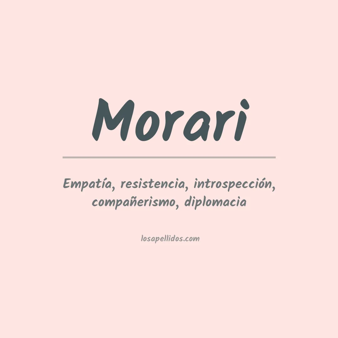 Apellido Morari