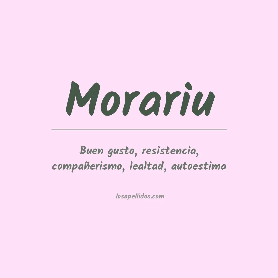 Apellido Morariu