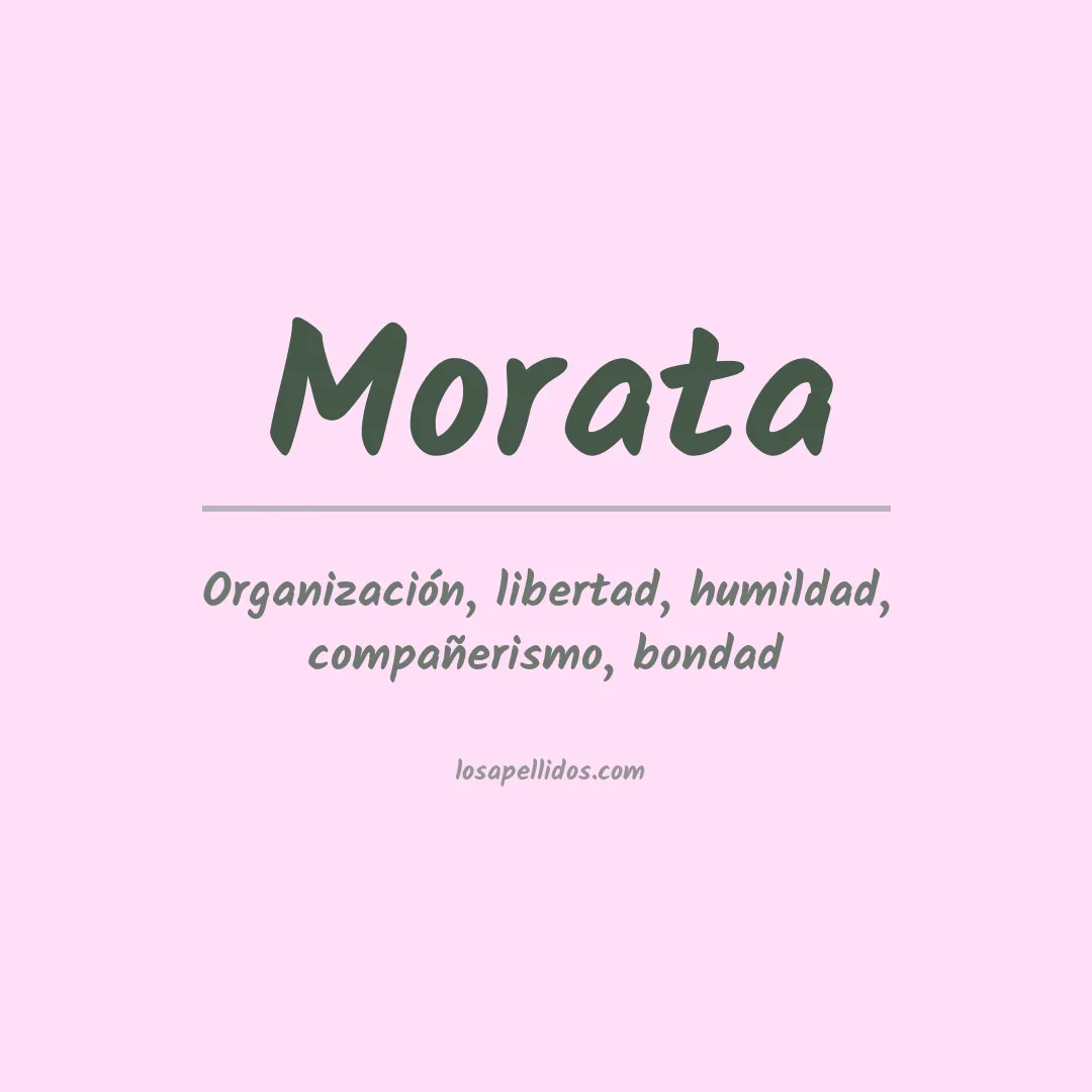 Apellido Morata