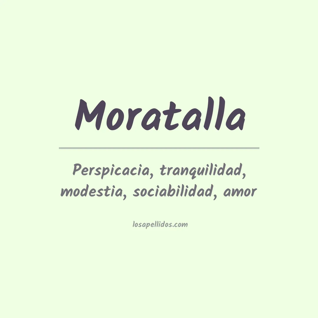Apellido Moratalla