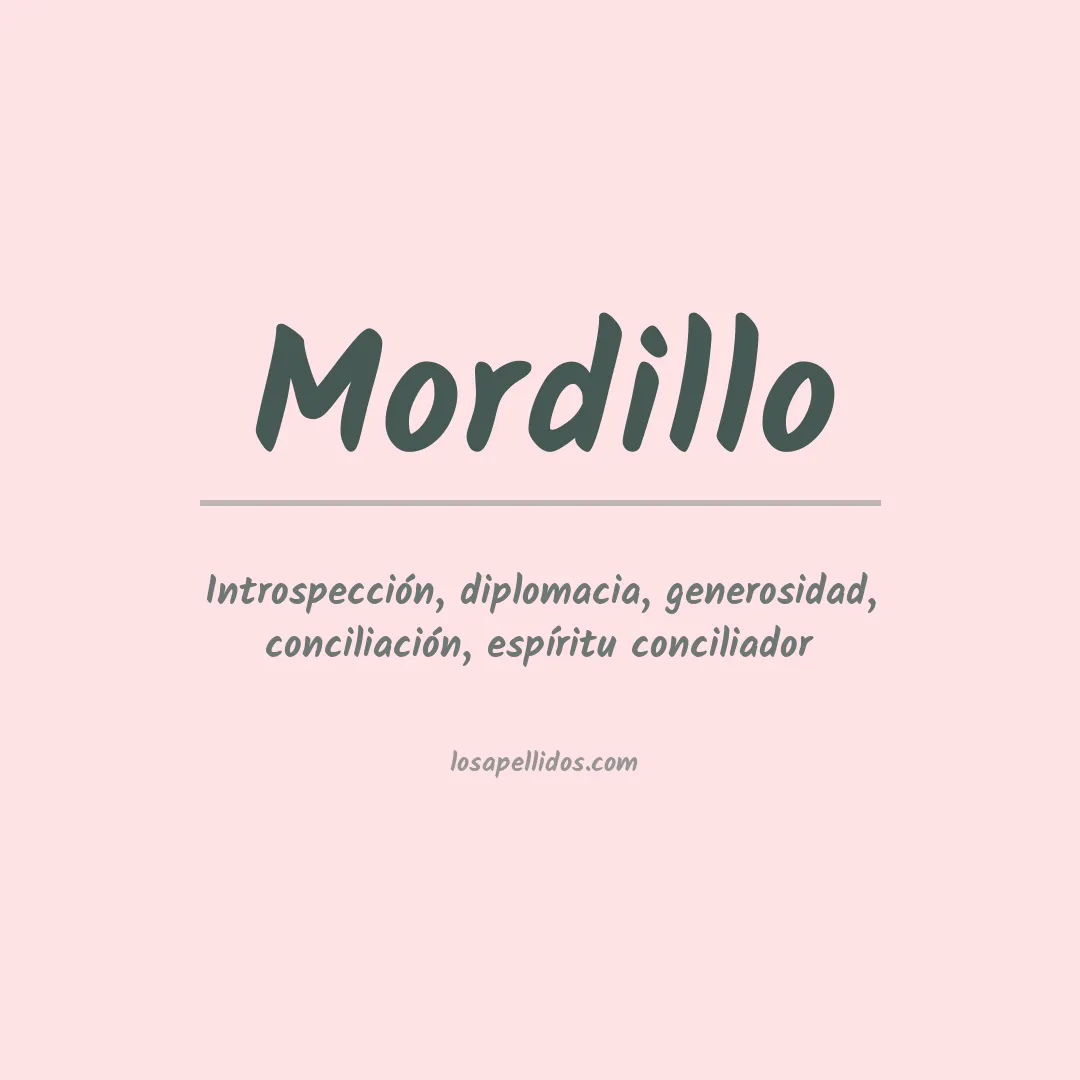 Apellido Mordillo