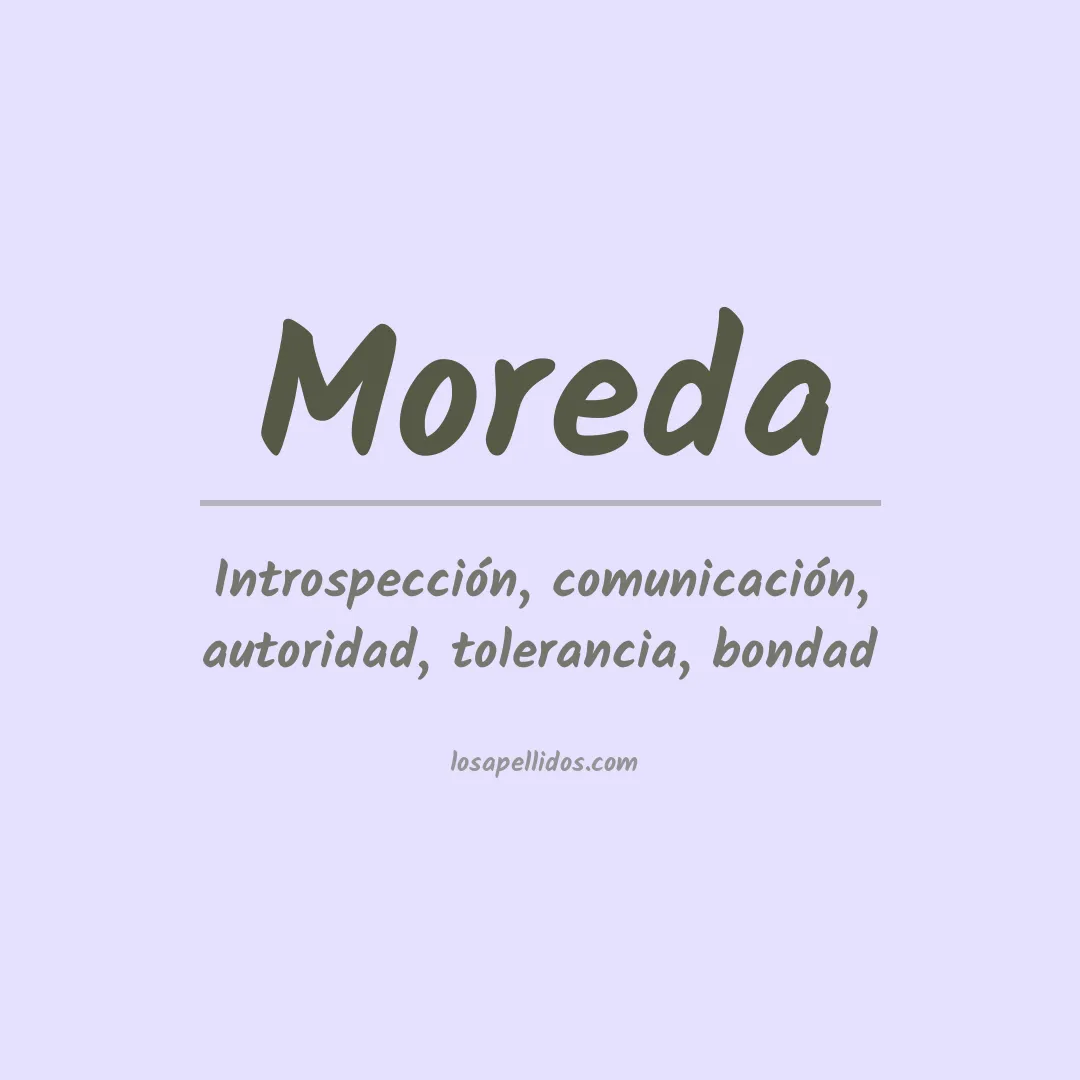 Apellido Moreda