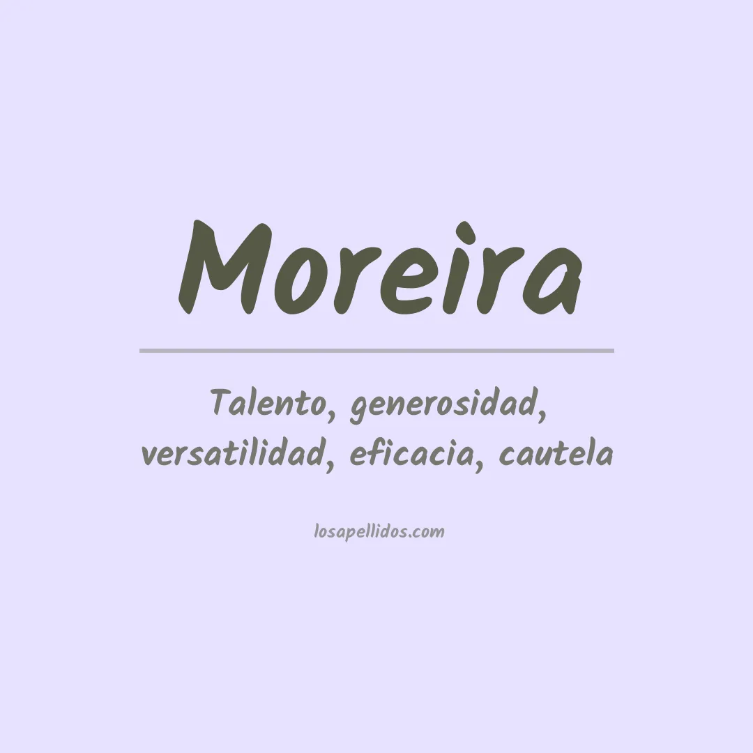 Apellido Moreira