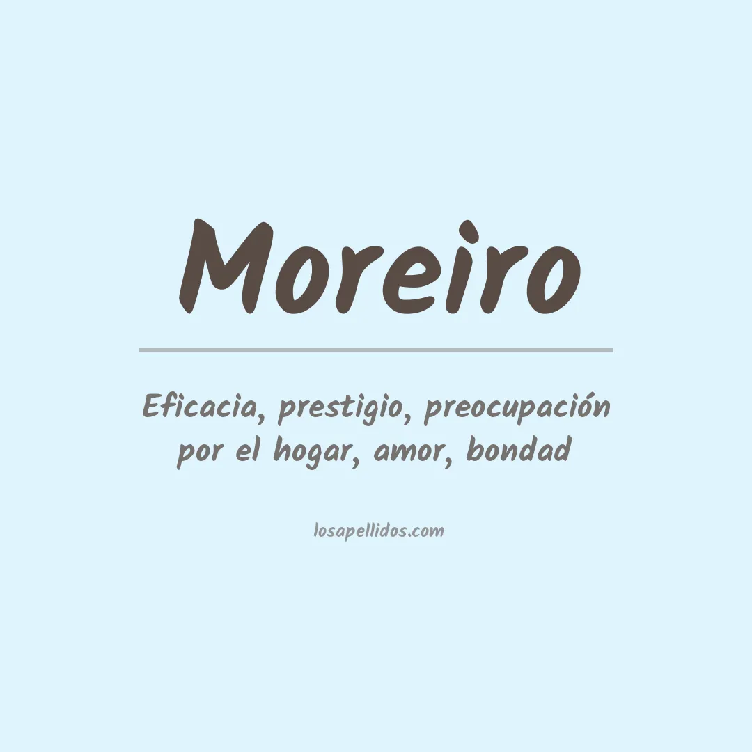 Apellido Moreiro