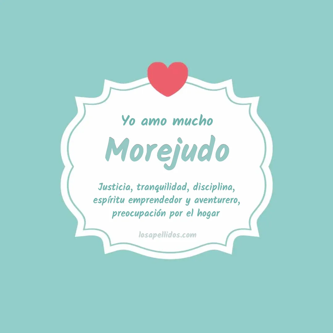 Yo amo mucho Morejudo